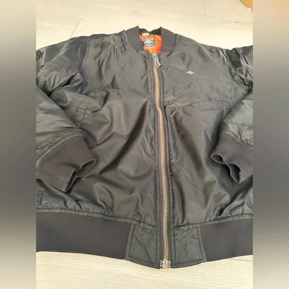 LRG Puffer jacket black/orange - Picture 2 of 7
